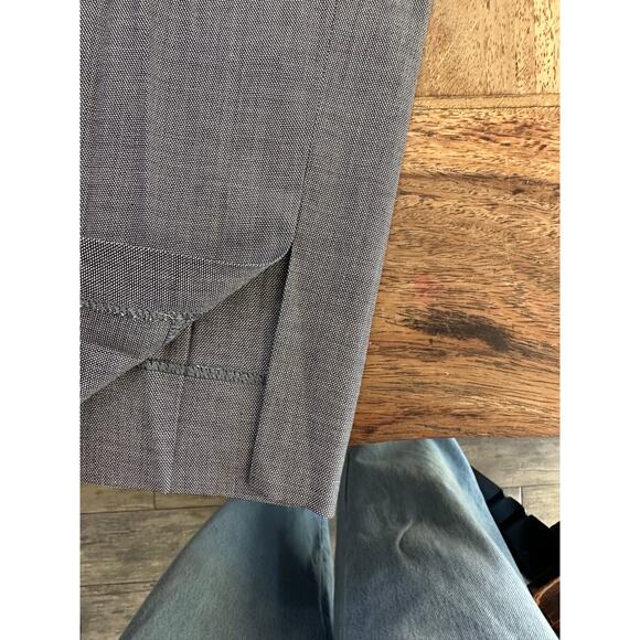 NWT Lafayette 148 New York Women's Graphite Waldorf Slim Pants Size 14 - Picture 6 of 7